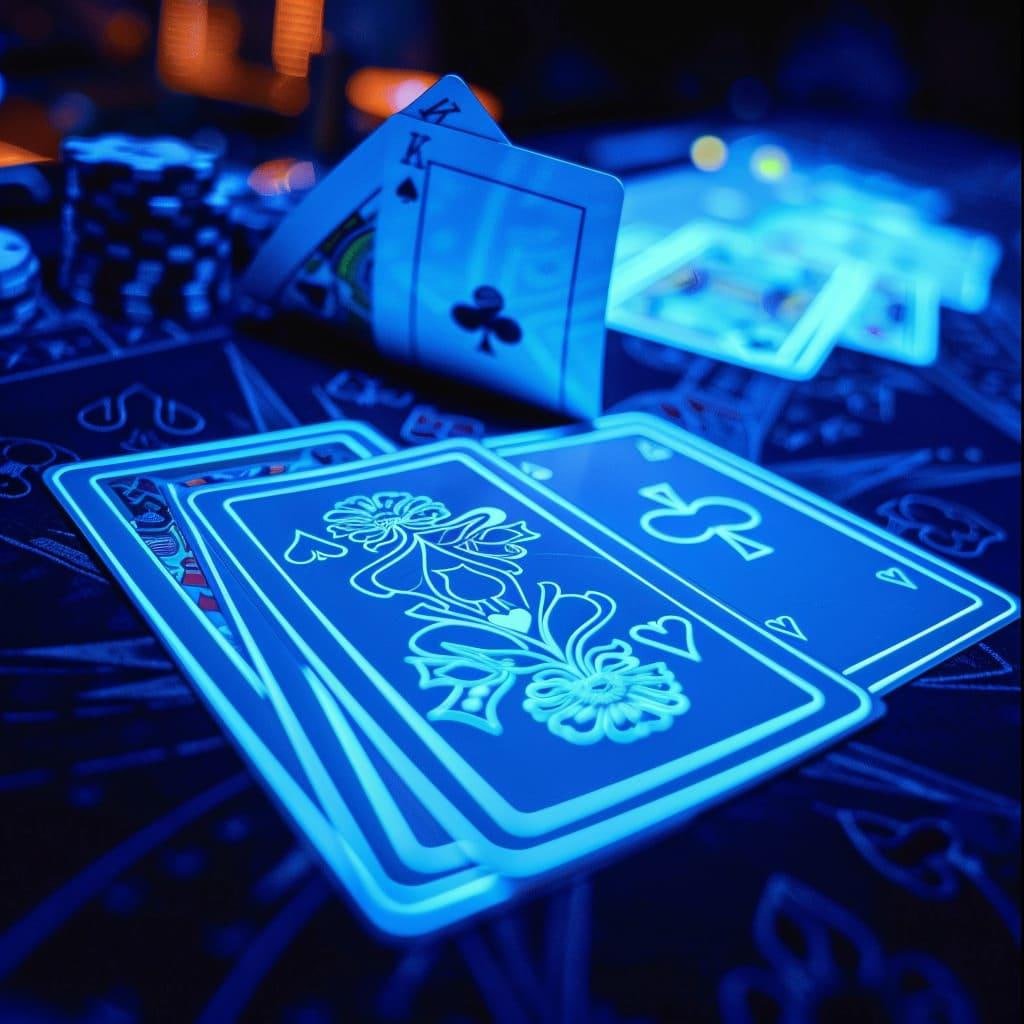 Bet placement interface with trend card on Speed Baccarat